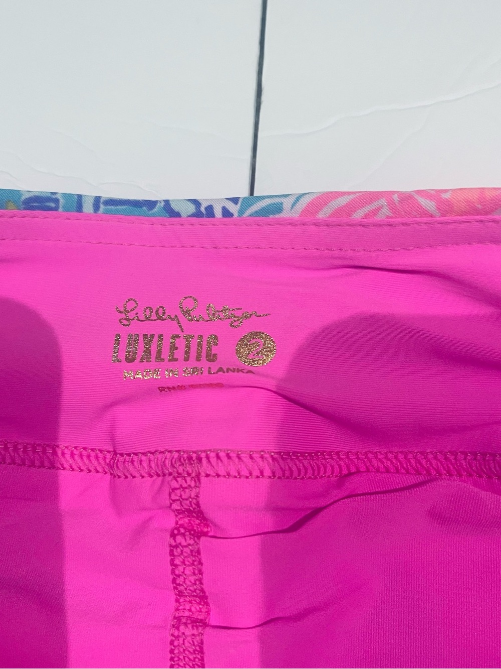 Lilly Pulitzer Luxletic Floral Mini Skirt Skort 2 - Picture 6 of 11